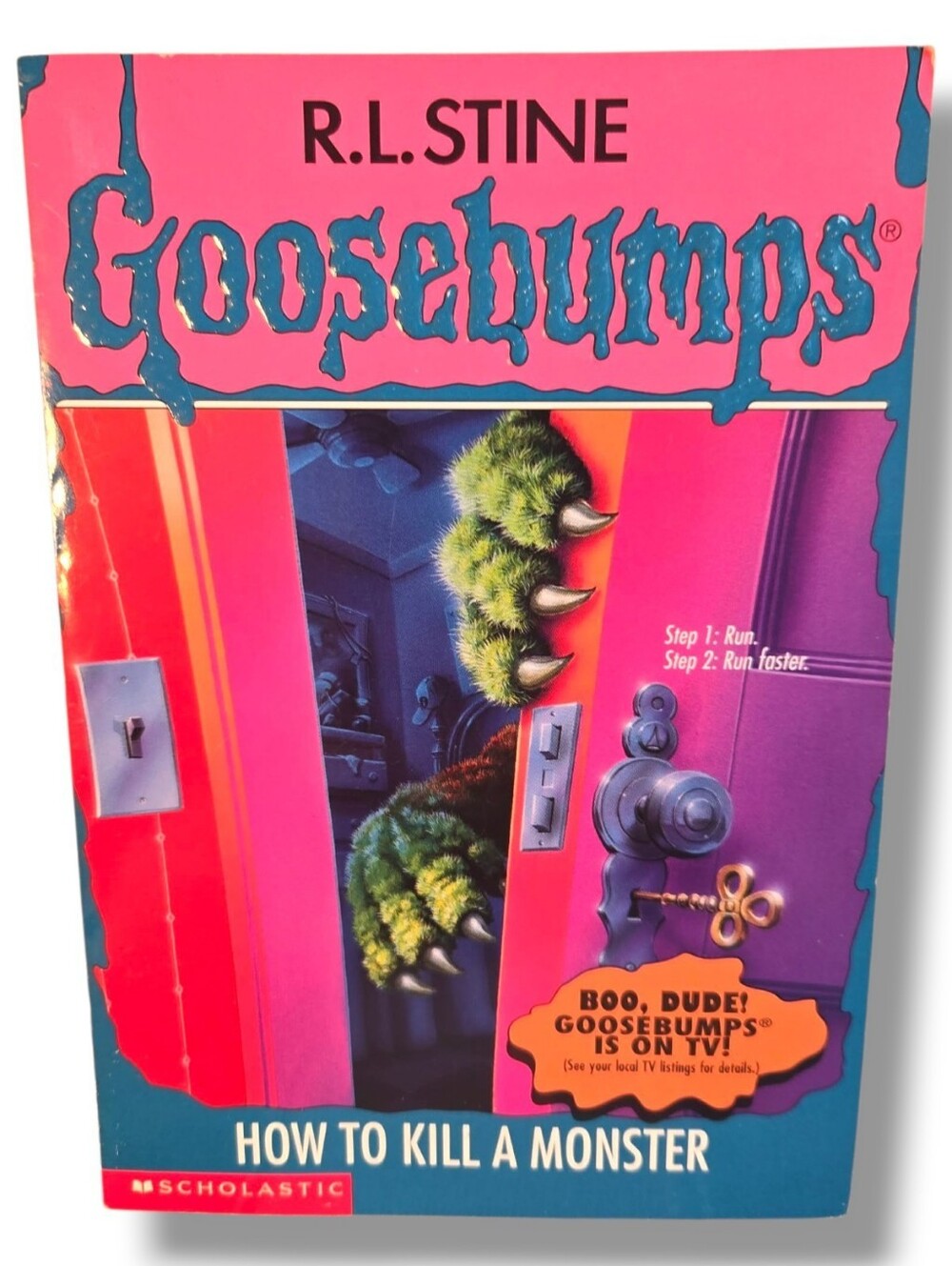 Goosebumps #46 How to Kill a Monster 1995 First Scholastic Print R.L. Stine